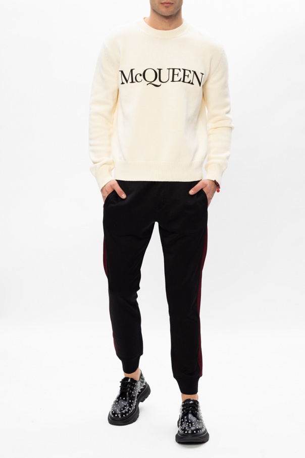 Alexander McQueen Side-stripe sweatpants