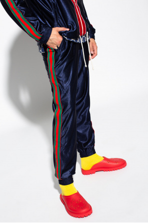 Gucci Side-stripe sweatpants