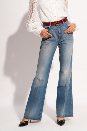 gucci Sweater Jeans with logo