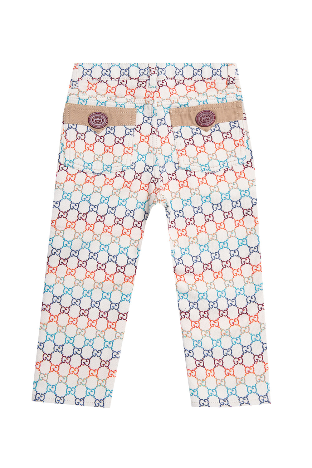 Gucci Kids Embroidered Palm trousers