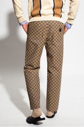 Gucci trousers Preta with logo