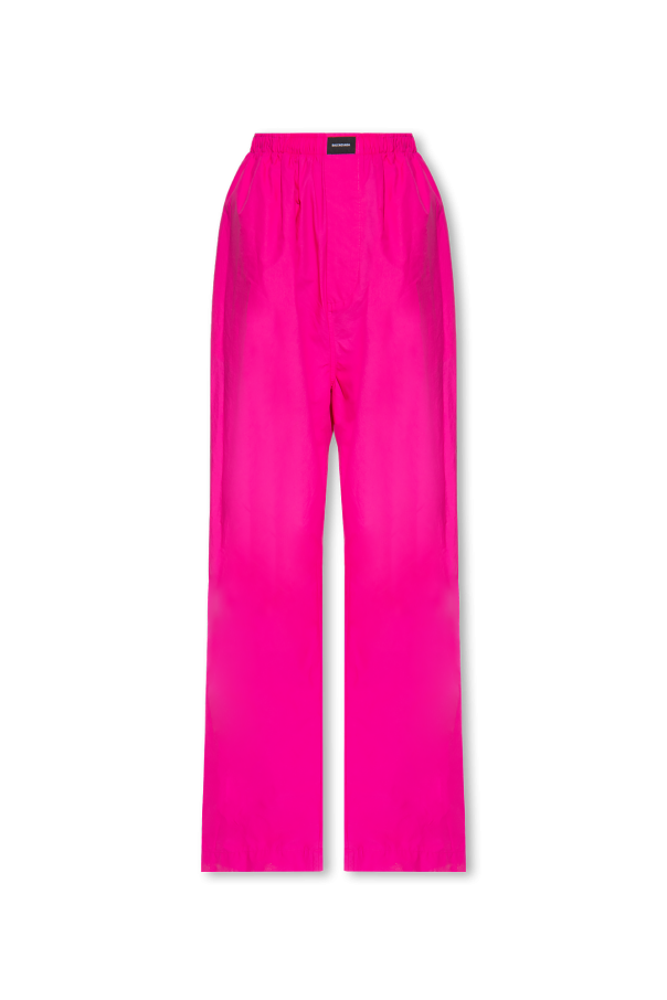 Balenciaga Relaxed-fitting cotton trousers