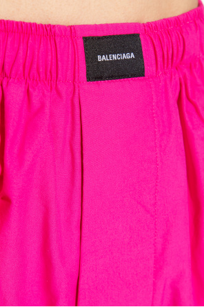 Balenciaga Bawełniane spodnie o luźnym kroju