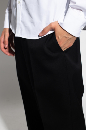 Bottega Veneta Pleat-front bow-detail trousers