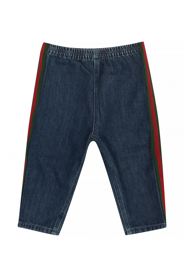 Gucci Kids Side stripe jeans