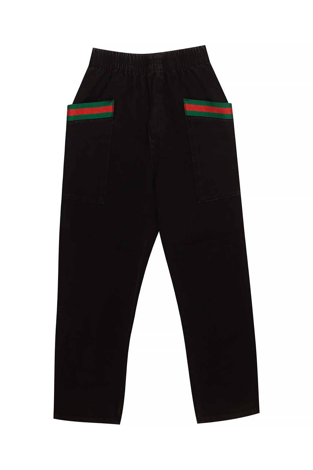 Gucci Kids Jeans with Web stripes