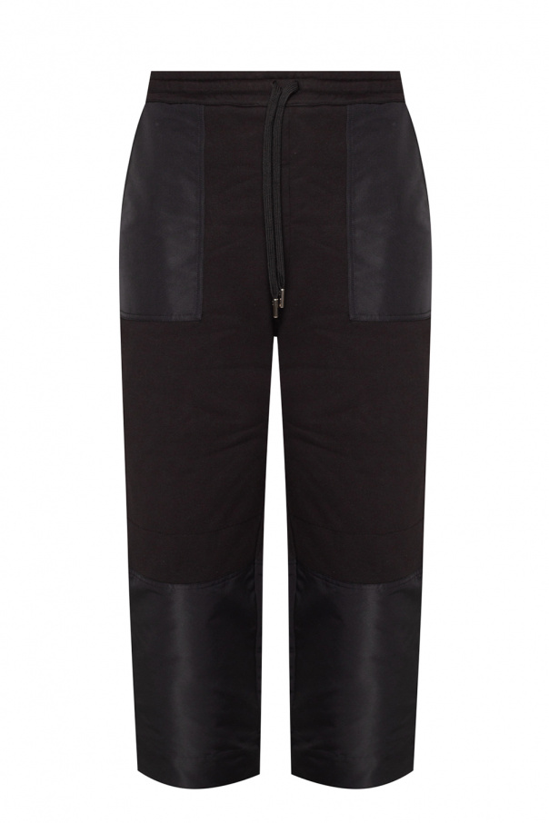 Alexander McQueen Cotton Preto trousers