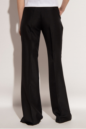 Gucci Flared linen trousers