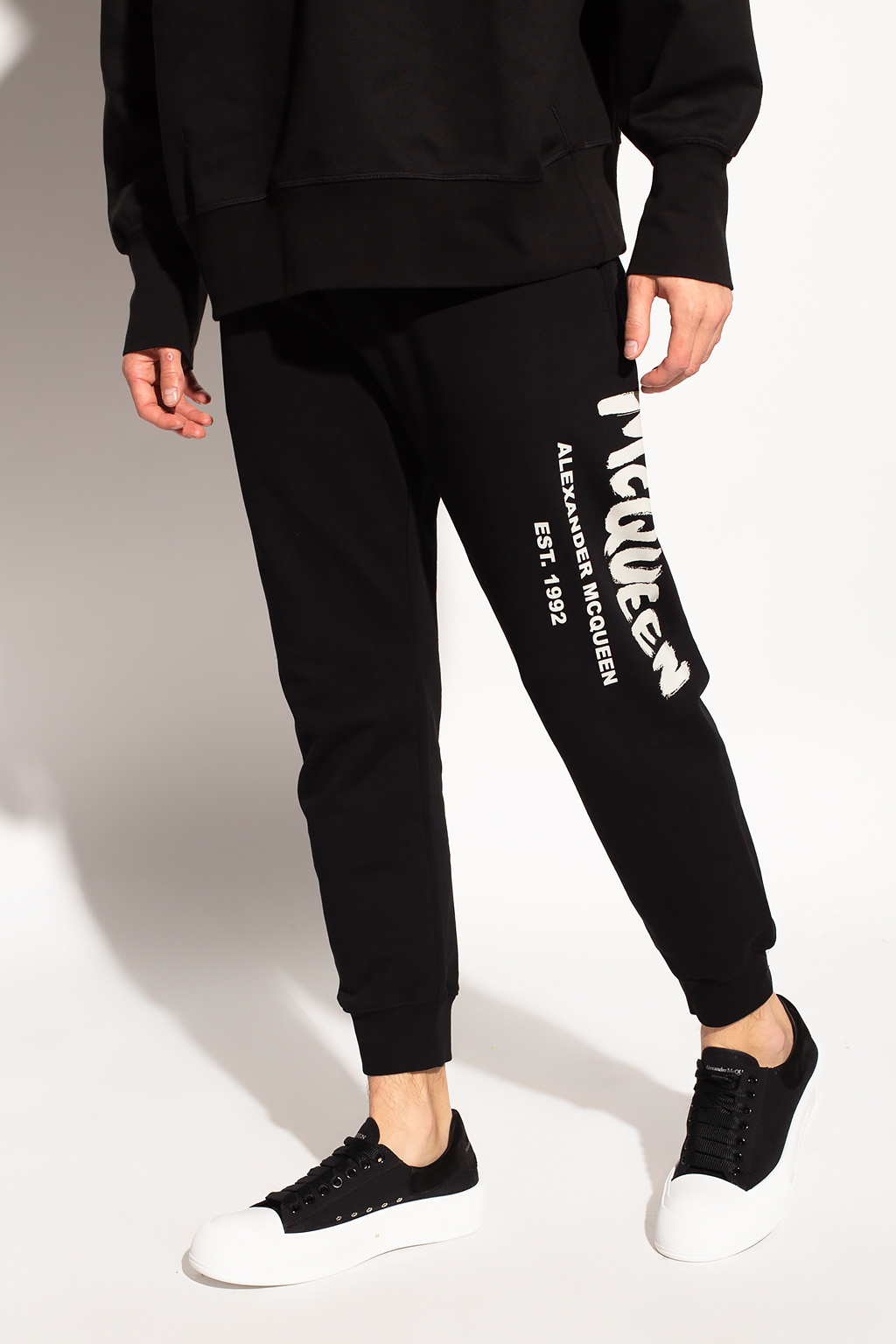 Alexander McQueen Branded sweatpants