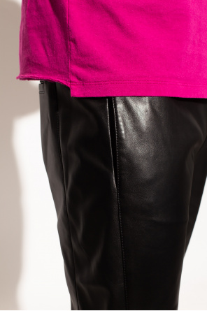 Saint Laurent Leather tat trousers