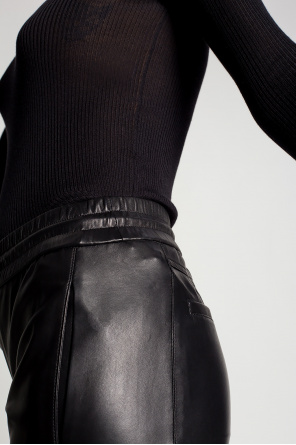 Saint Laurent Leather trousers