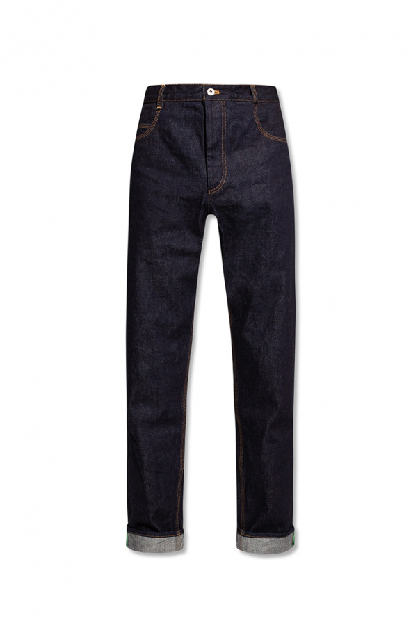 bottega long-sleeve Veneta Straight-cut jeans