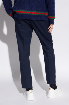 Gucci Pleat-front mochilas trousers