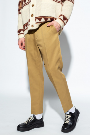 Gucci Pleat-front grey trousers