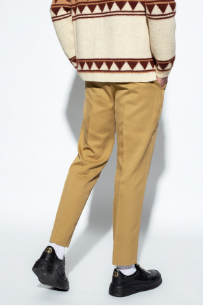 Gucci Pleat-front grey trousers