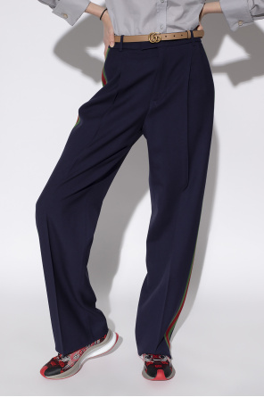 Gucci Pleat-front Above trousers