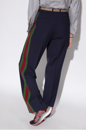 Gucci Pleat-front Emilio trousers