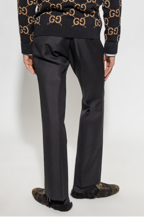 Gucci Pleat-front skirt trousers