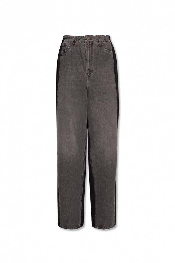 Balenciaga Wide-legged paisley-print trousers