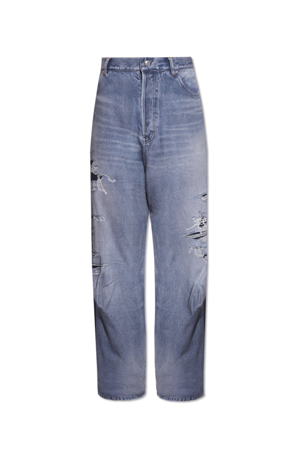 Trousers with Trompe l’Oeil effect od Balenciaga