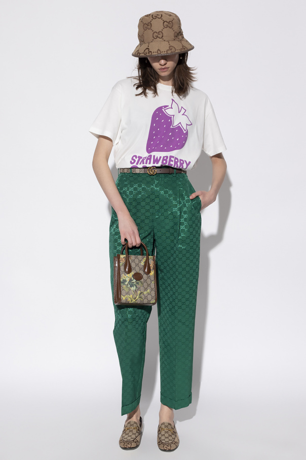 Gucci Monogrammed trousers