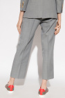 Gucci Wool pleat-front trousers