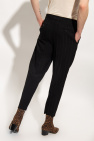 Saint Laurent Wool high-waisted tailored trousers