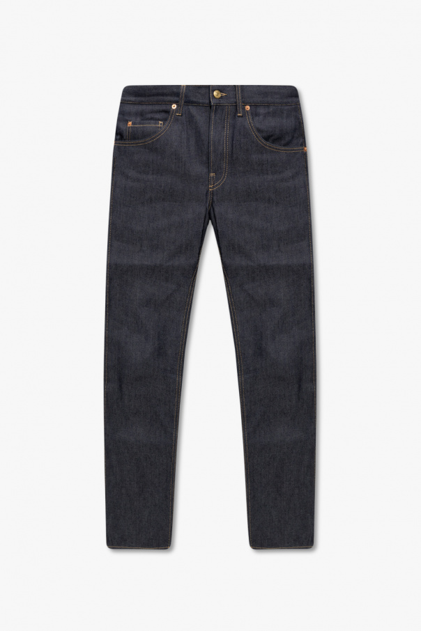 gucci Braun Tapered jeans