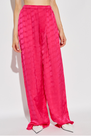 Balenciaga Loose fit trousers with monogram