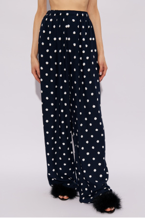 Balenciaga Polka Dot Pattern Trousers