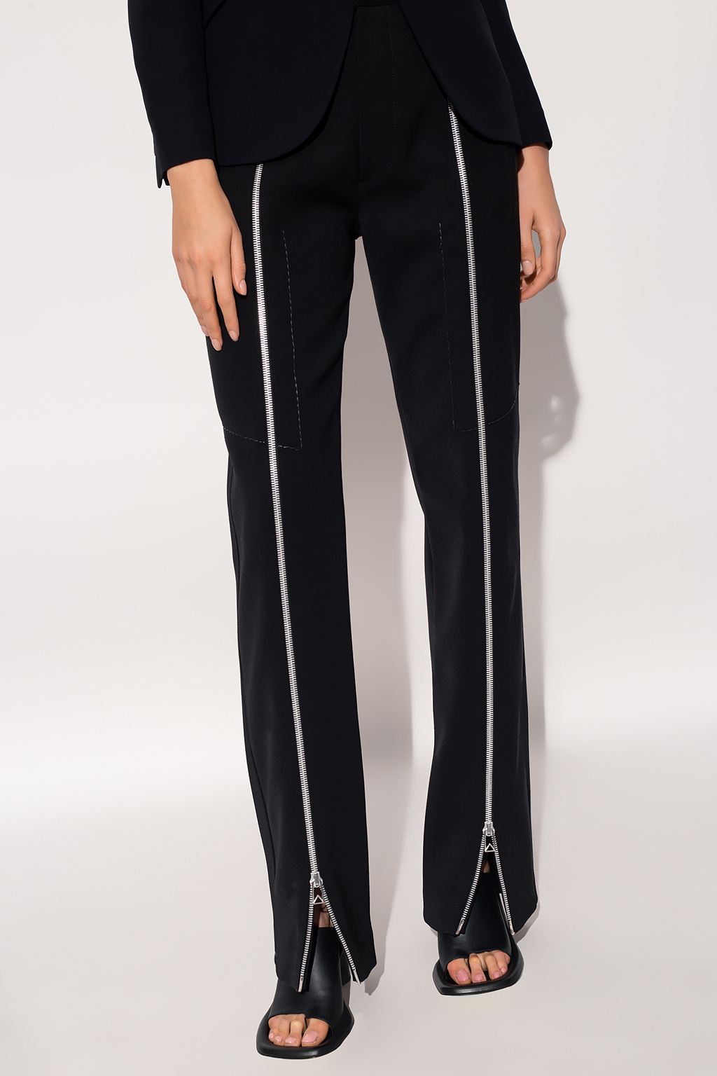 Bottega Veneta trousers A-line with zips