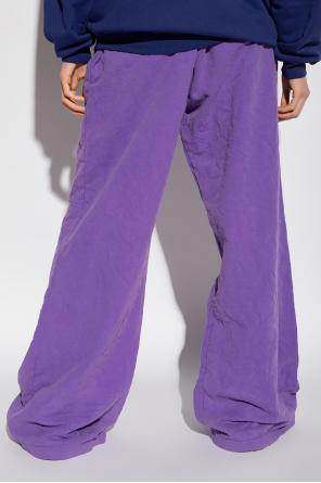 Balenciaga Spodnie dresowe z efektem zgniecenia