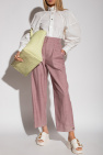 Bottega Veneta Wool relaxed-fitting Feminino trousers