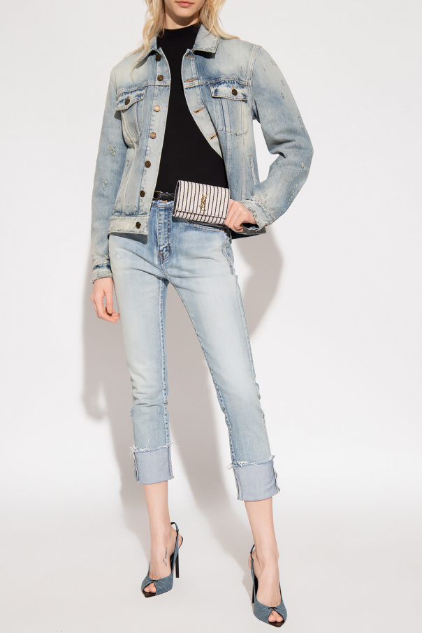 Saint Laurent Jeans with vintage effect
