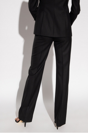 Alexander McQueen Pleat-front mit trousers