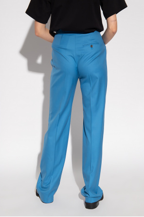 Alexander McQueen Pleat-front Slim trousers