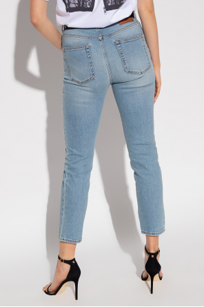 Alexander McQueen High-waisted jeans