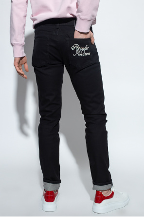 Alexander McQueen Jeans with logo