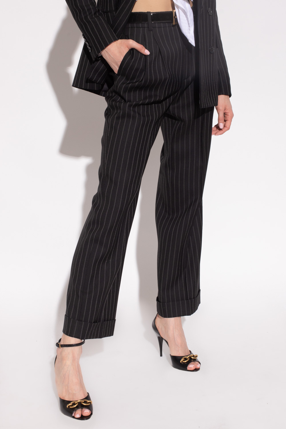 Saint Laurent Pleat-front trousers