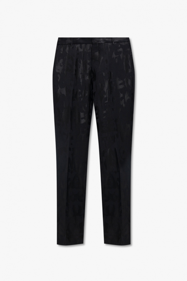 Alexander McQueen Pleat-front COUTURE trousers