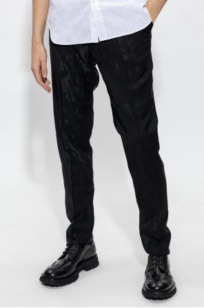 Alexander McQueen Pleat-front cressie trousers