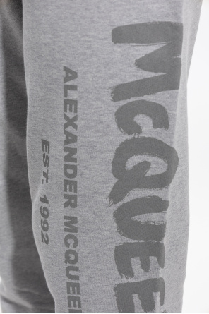 Alexander McQueen Spodnie z logo