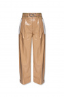 Bottega Veneta Rubberised linen trousers