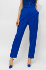 Saint Laurent Wool pleat-front trousers
