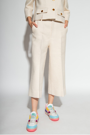 Gucci Tweed track trousers