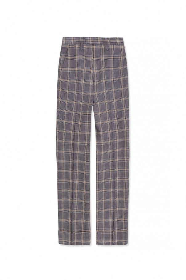 Gucci Checked Wide-leg trousers