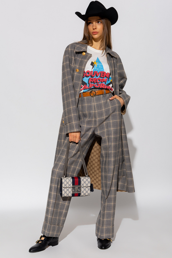 Gucci Checked Wide-leg trousers