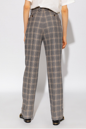 Gucci Checked Zip trousers