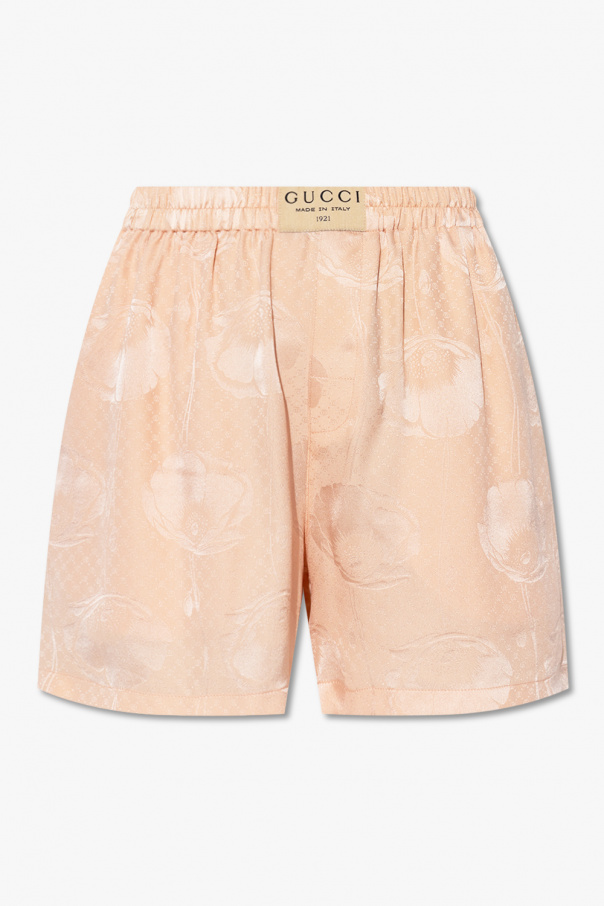 Gucci shoulder Silk shorts