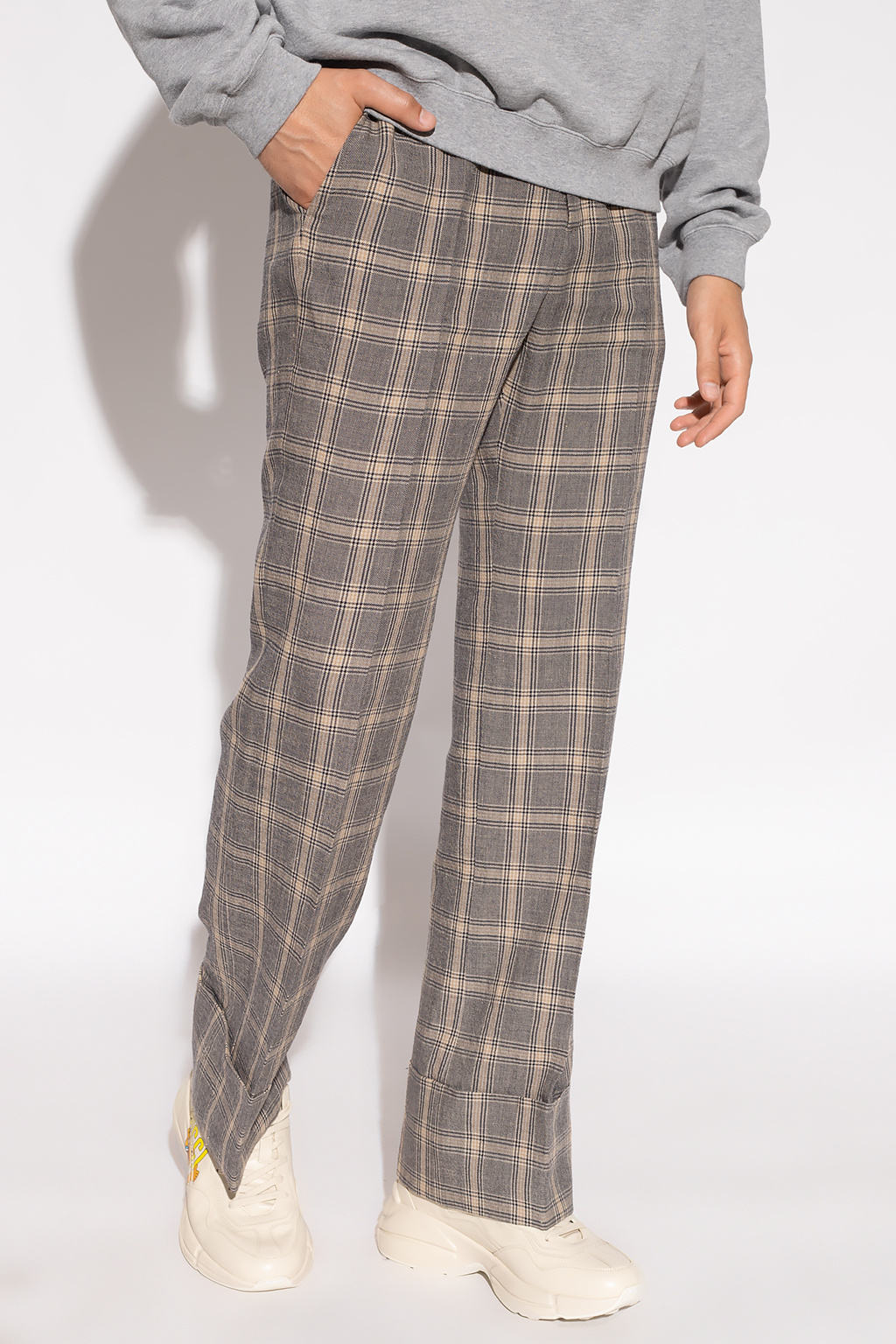 Gucci Checked trousers